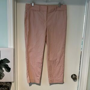 Ann Taylor Pale Pink  Khaki Pants Size 10